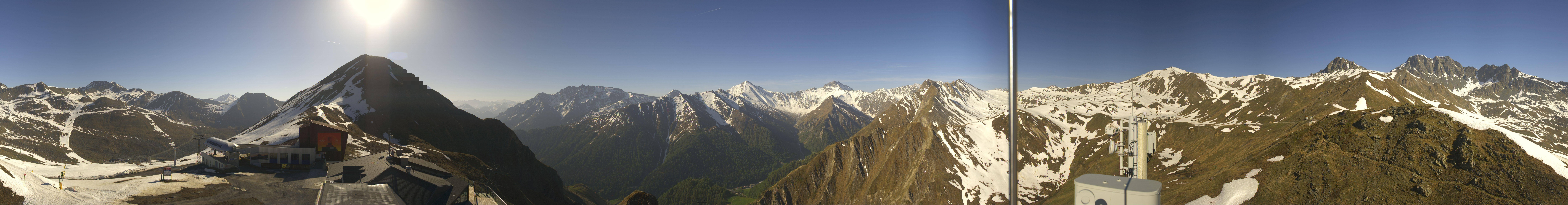 Archiv Foto Webcam Alp Trida Sattel in Samnaun