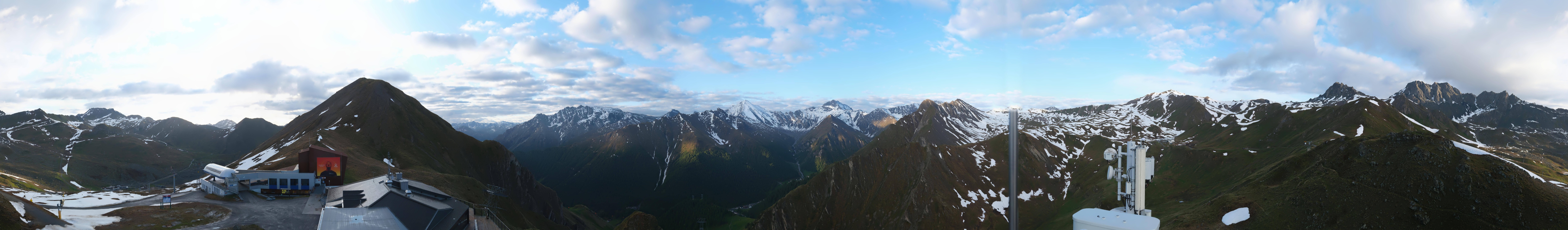 Archiv Foto Webcam Alp Trida Sattel in Samnaun