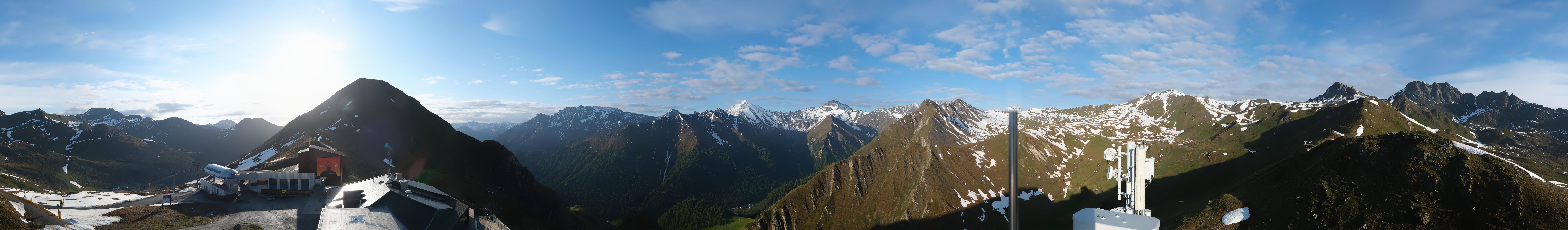 Archiv Foto Webcam Alp Trida Sattel in Samnaun