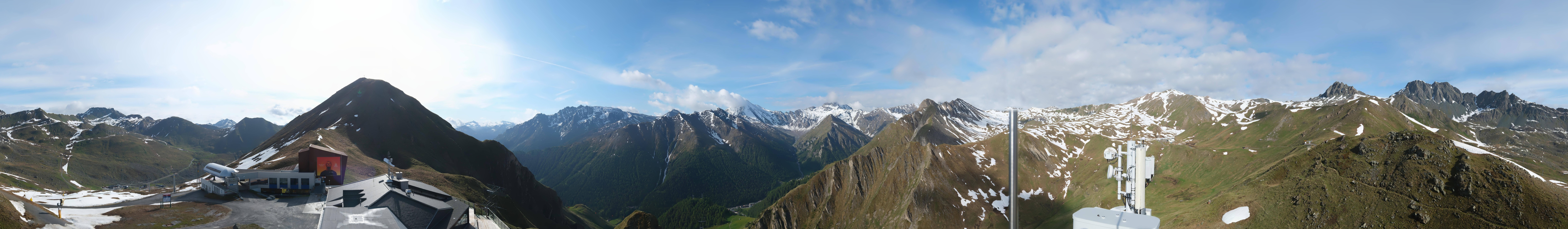 Archiv Foto Webcam Alp Trida Sattel in Samnaun