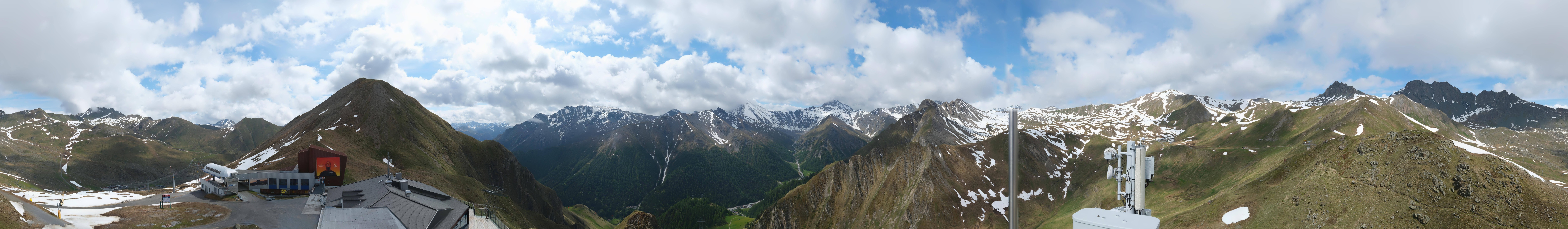 Archiv Foto Webcam Alp Trida Sattel in Samnaun