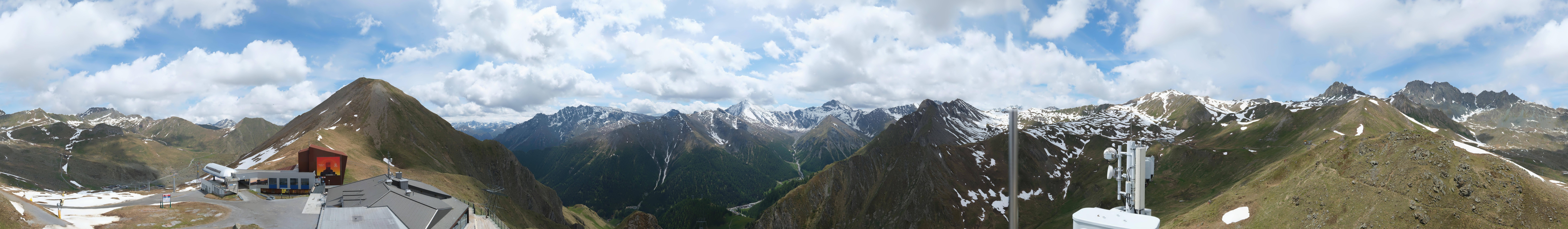 Archiv Foto Webcam Alp Trida Sattel in Samnaun