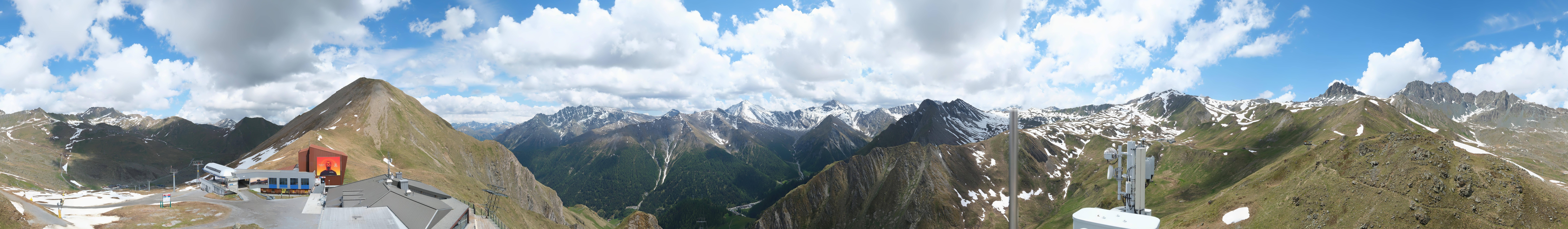 Archiv Foto Webcam Alp Trida Sattel in Samnaun