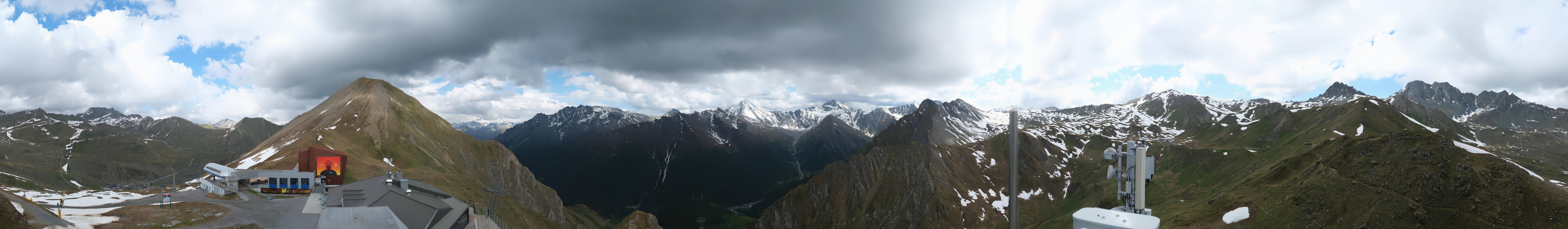 Archiv Foto Webcam Alp Trida Sattel in Samnaun