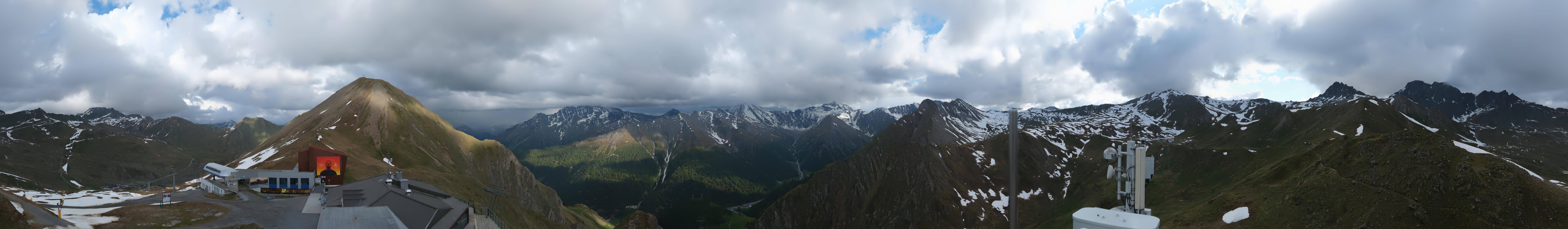 Archiv Foto Webcam Alp Trida Sattel in Samnaun