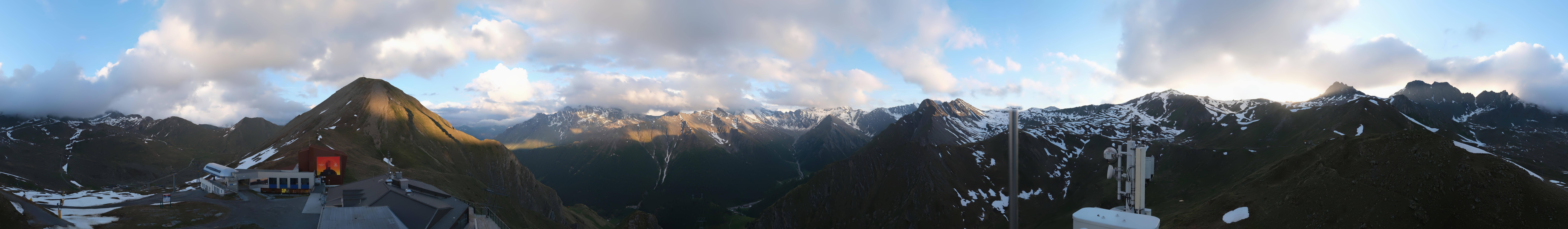 Archiv Foto Webcam Alp Trida Sattel in Samnaun