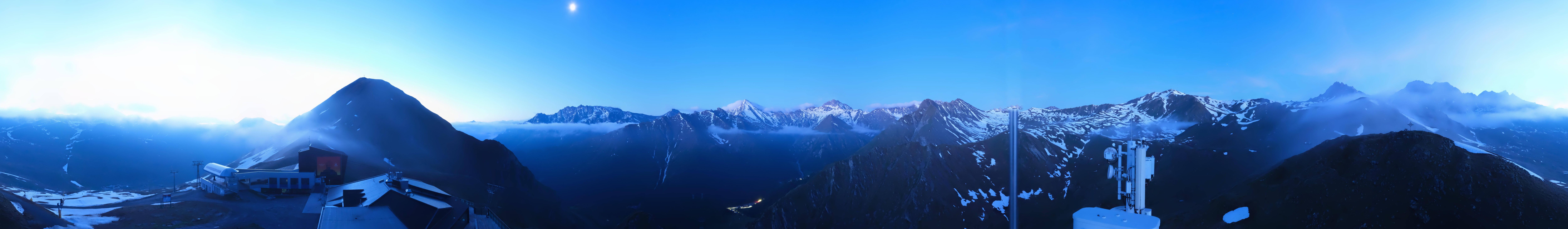 Archiv Foto Webcam Alp Trida Sattel in Samnaun