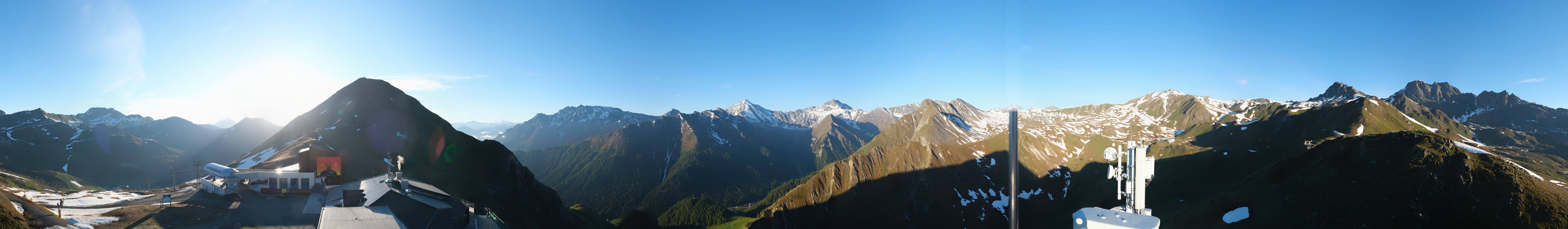 Archiv Foto Webcam Alp Trida Sattel in Samnaun