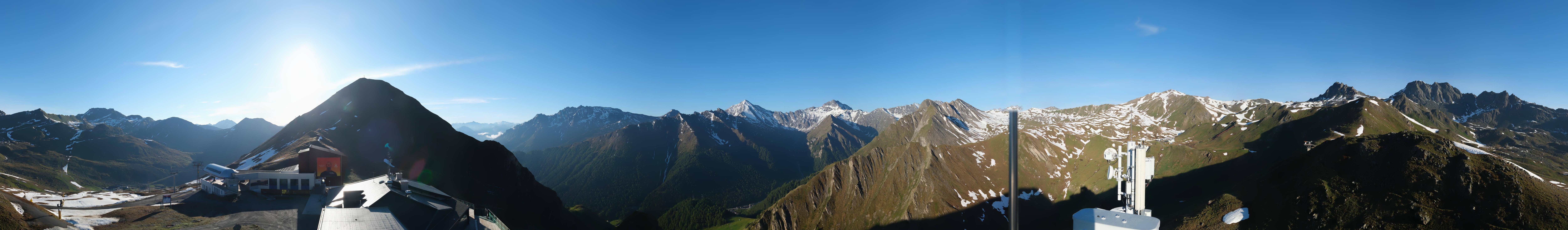 Archiv Foto Webcam Alp Trida Sattel in Samnaun