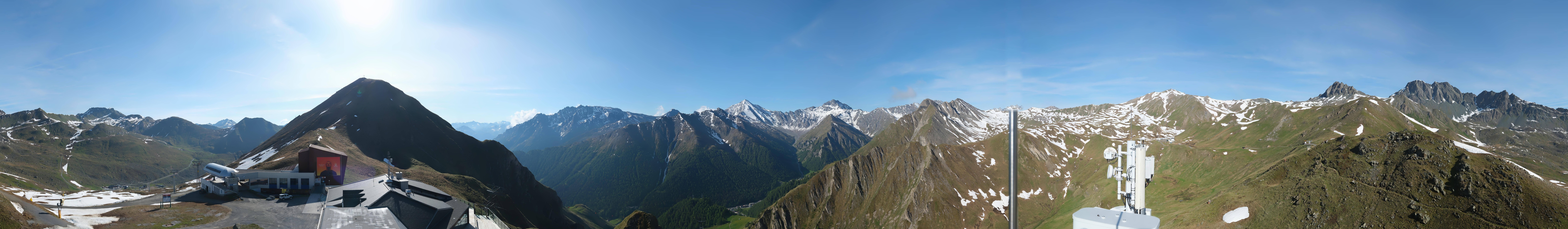 Archiv Foto Webcam Alp Trida Sattel in Samnaun