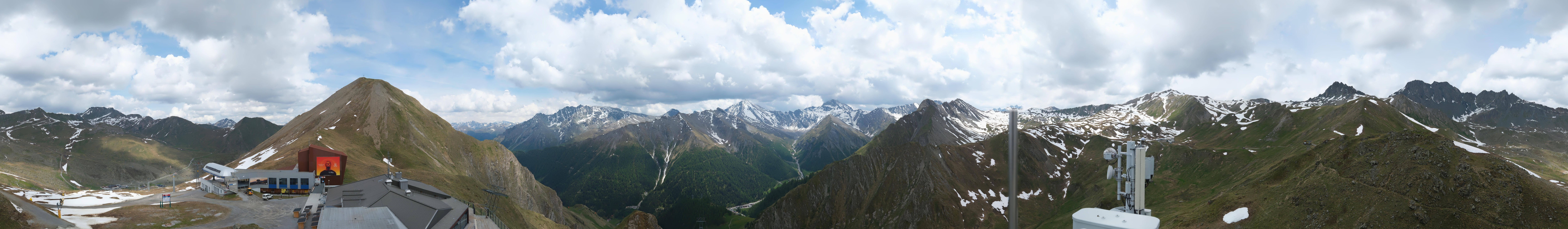 Archiv Foto Webcam Alp Trida Sattel in Samnaun