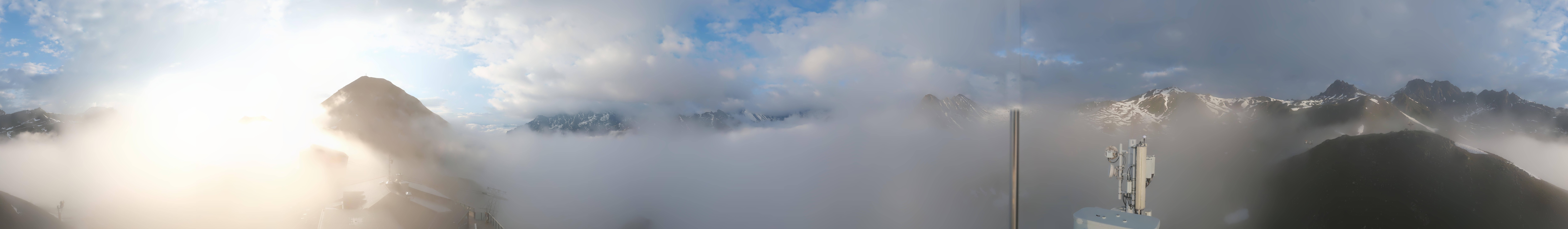 Archiv Foto Webcam Alp Trida Sattel in Samnaun