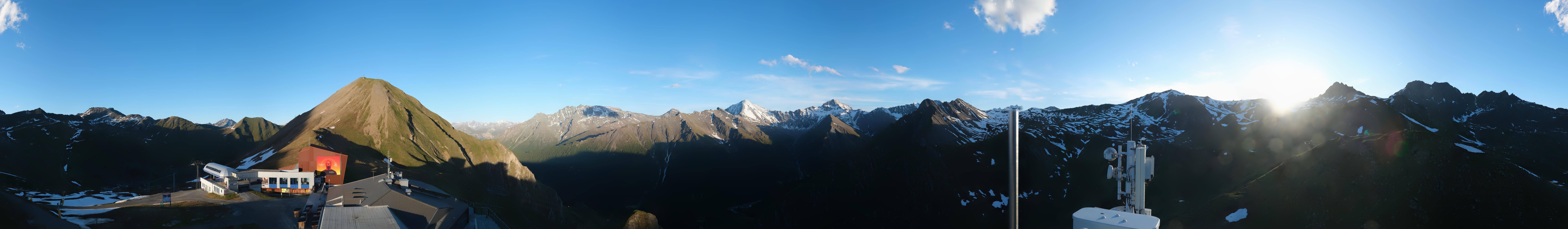 Archived image Webcam Alp Trida Sattel Lift in Samnaun