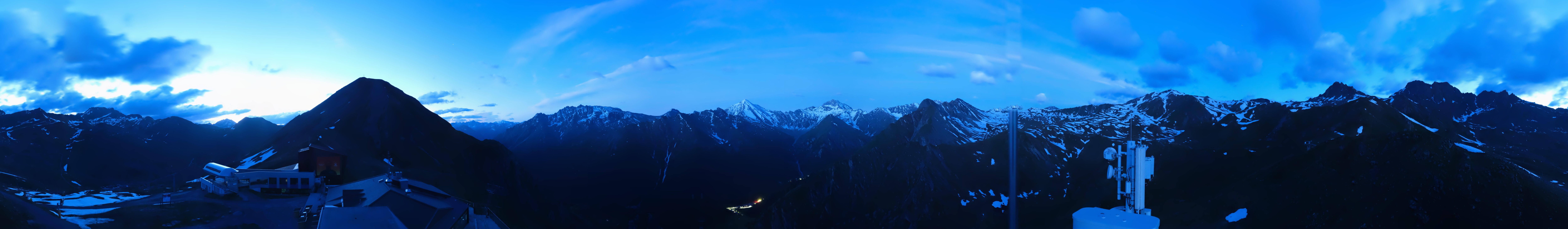 Archiv Foto Webcam Alp Trida Sattel in Samnaun