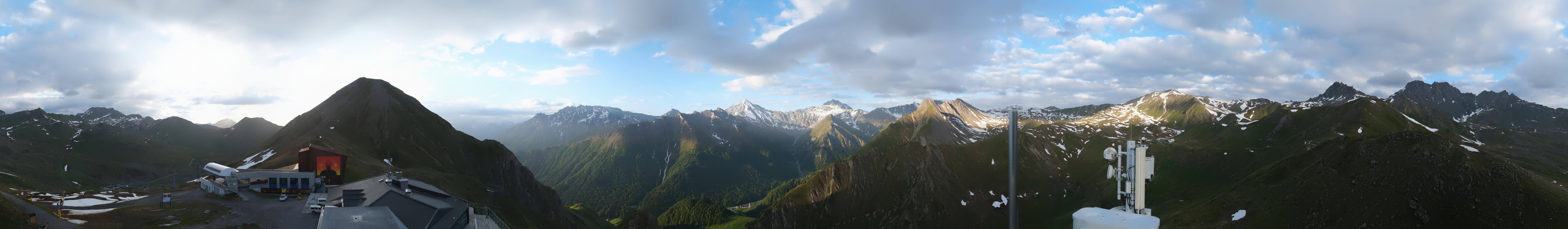 Archiv Foto Webcam Alp Trida Sattel in Samnaun
