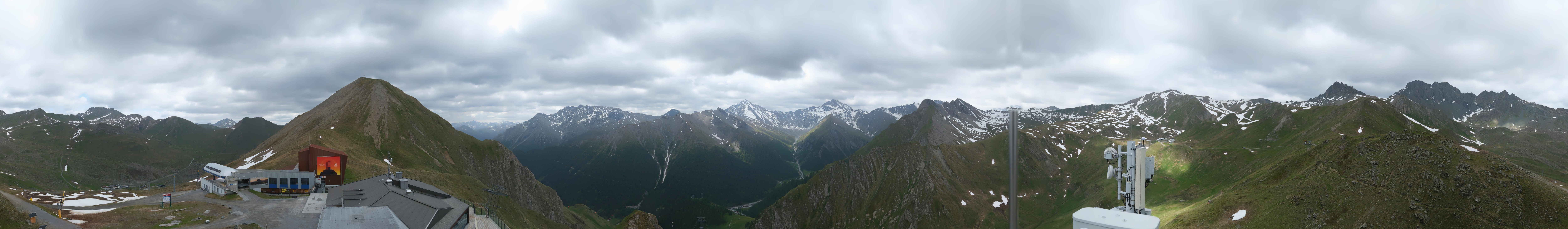 Archiv Foto Webcam Alp Trida Sattel in Samnaun