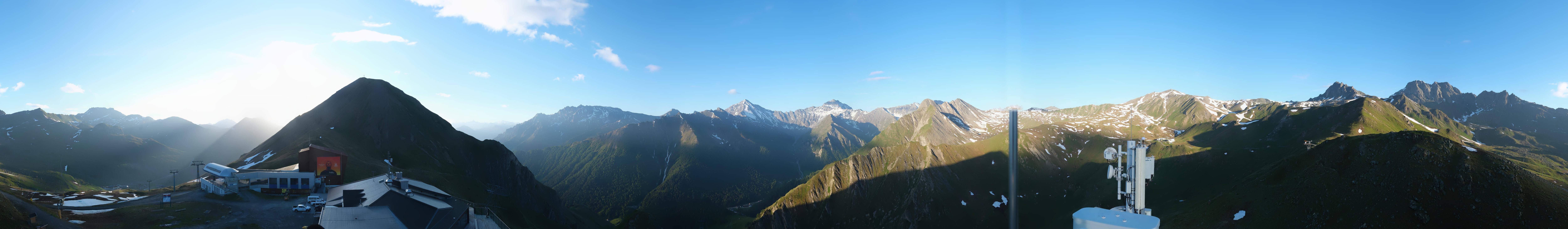 Archiv Foto Webcam Alp Trida Sattel in Samnaun