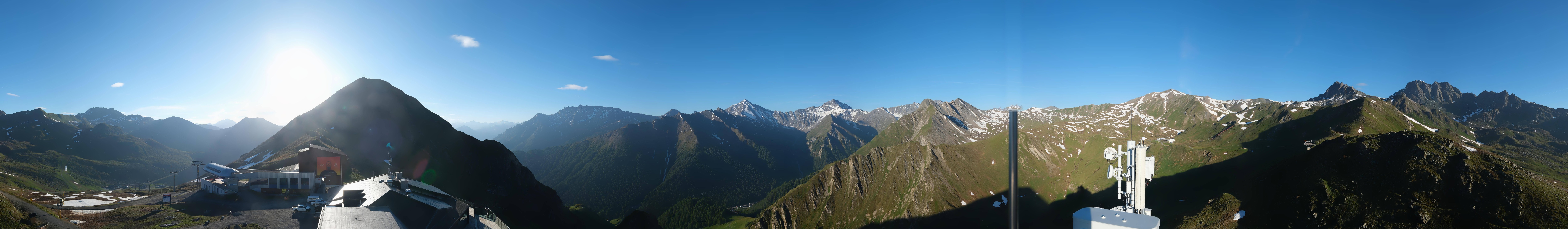 Archiv Foto Webcam Alp Trida Sattel in Samnaun