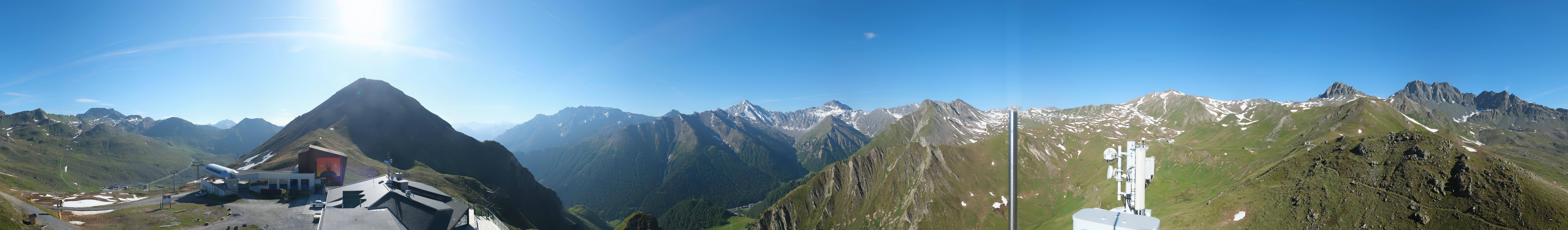 Archiv Foto Webcam Alp Trida Sattel in Samnaun