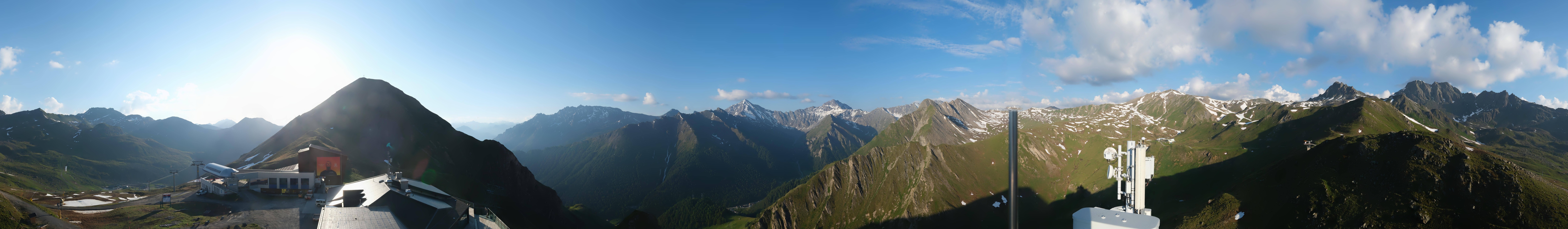 Archiv Foto Webcam Alp Trida Sattel in Samnaun