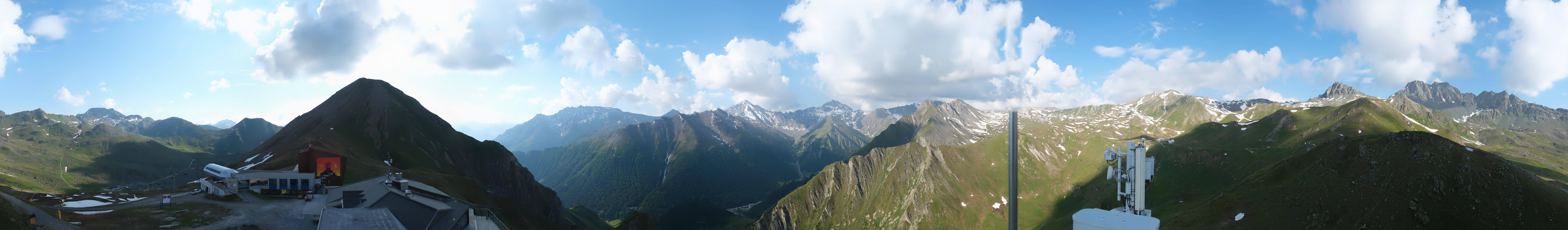 Archiv Foto Webcam Alp Trida Sattel in Samnaun