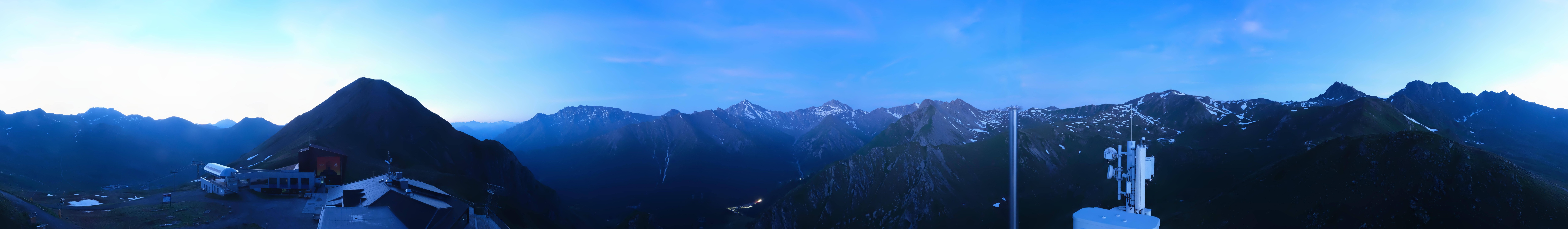 Archiv Foto Webcam Alp Trida Sattel in Samnaun