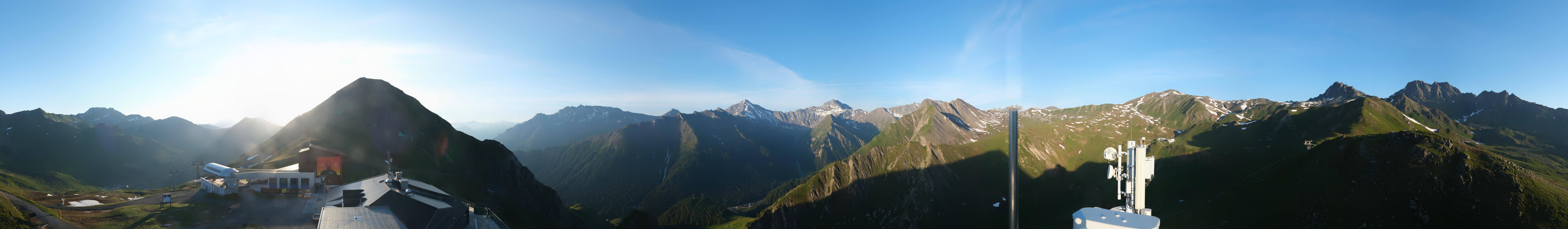 Archiv Foto Webcam Alp Trida Sattel in Samnaun