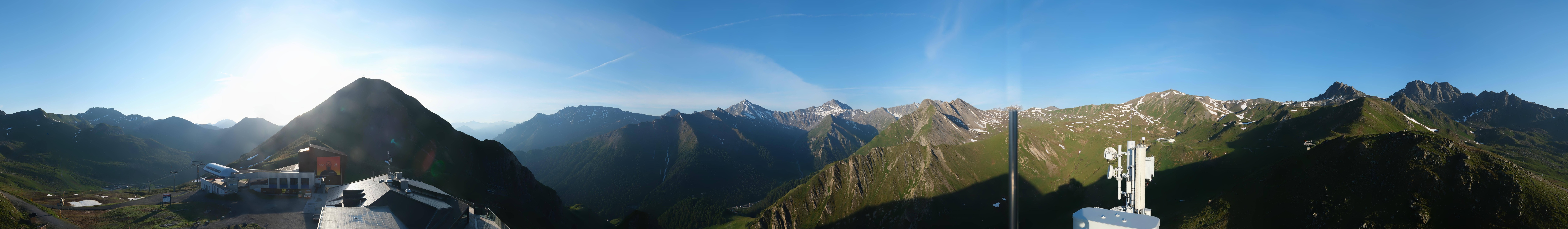 Archiv Foto Webcam Alp Trida Sattel in Samnaun