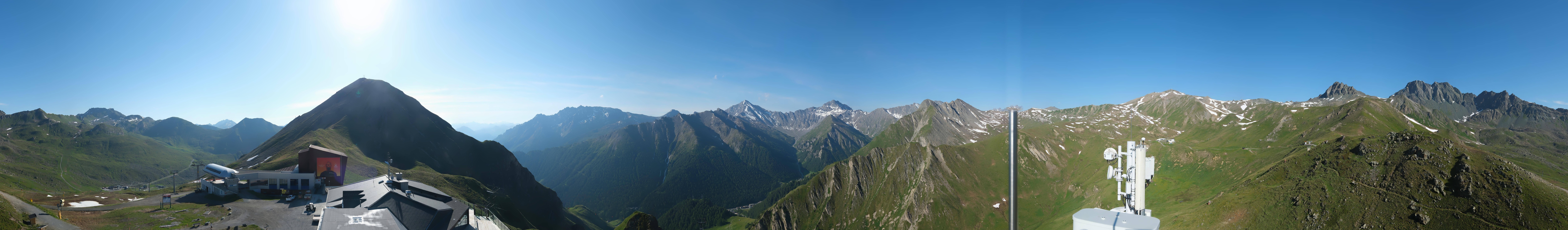 Archiv Foto Webcam Alp Trida Sattel in Samnaun