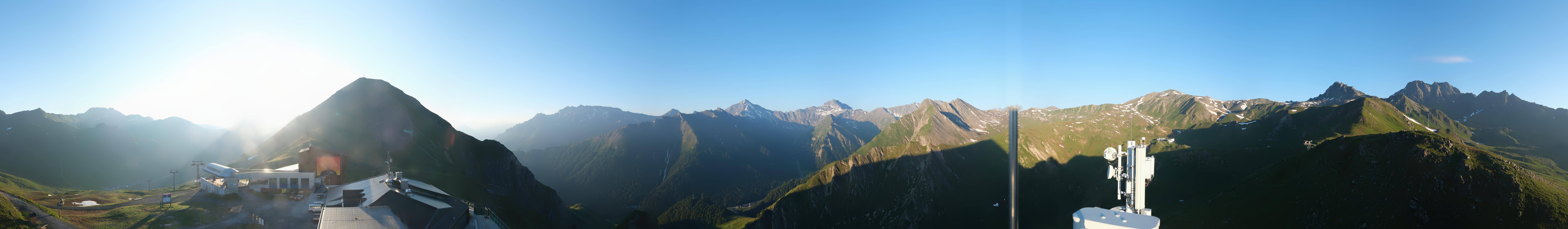 Archiv Foto Webcam Alp Trida Sattel in Samnaun