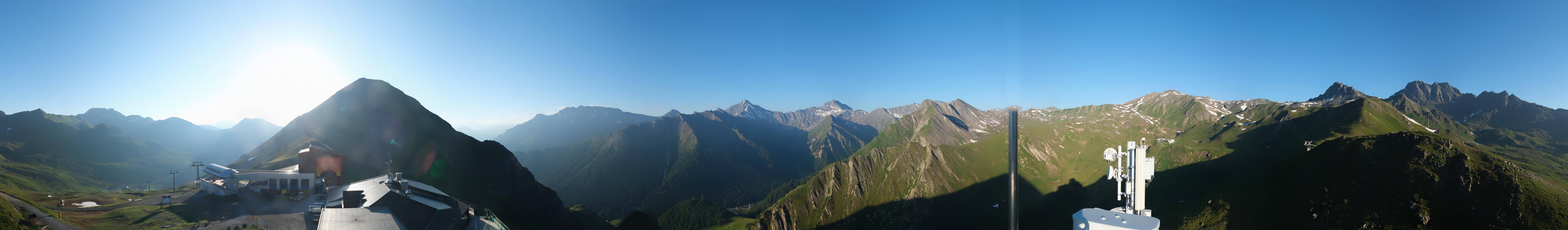 Archiv Foto Webcam Alp Trida Sattel in Samnaun