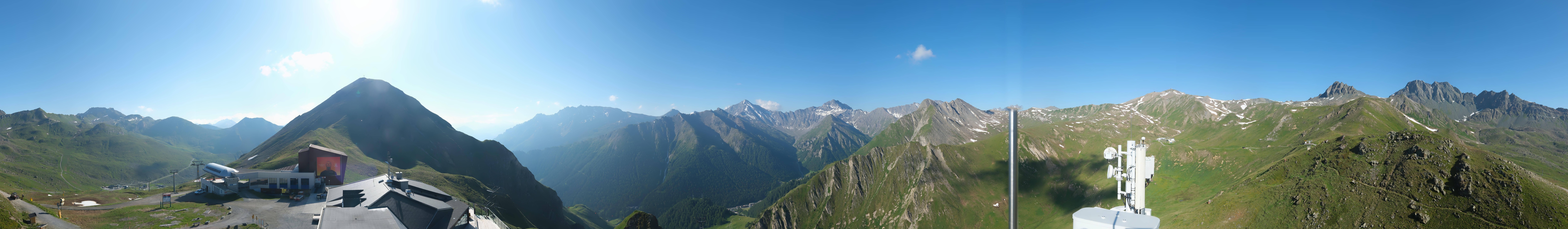 Archiv Foto Webcam Alp Trida Sattel in Samnaun