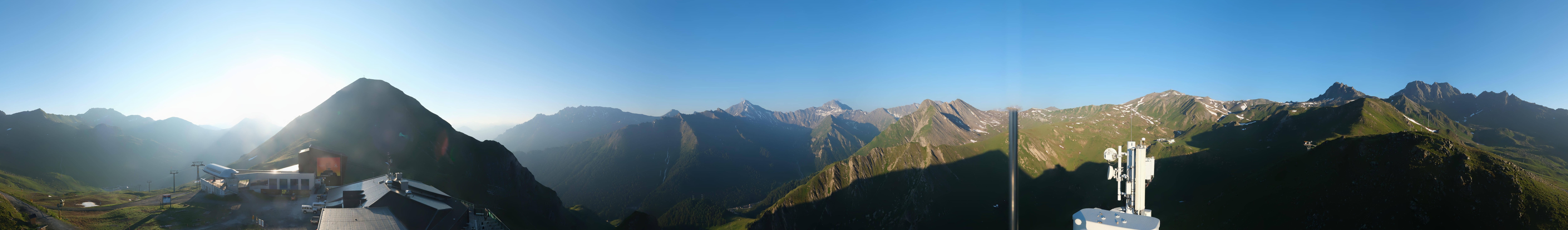 Archiv Foto Webcam Alp Trida Sattel in Samnaun