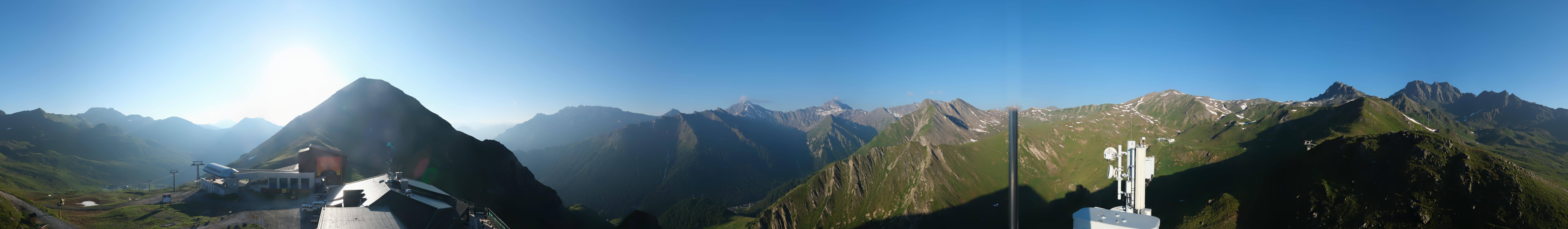 Archiv Foto Webcam Alp Trida Sattel in Samnaun