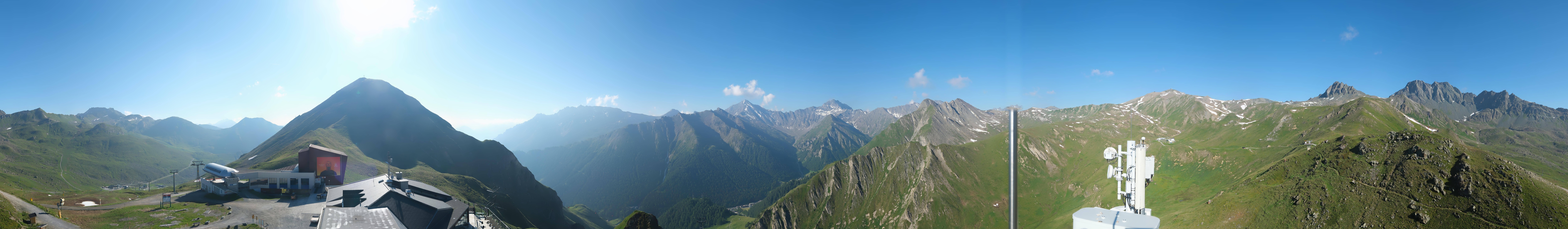 Archiv Foto Webcam Alp Trida Sattel in Samnaun