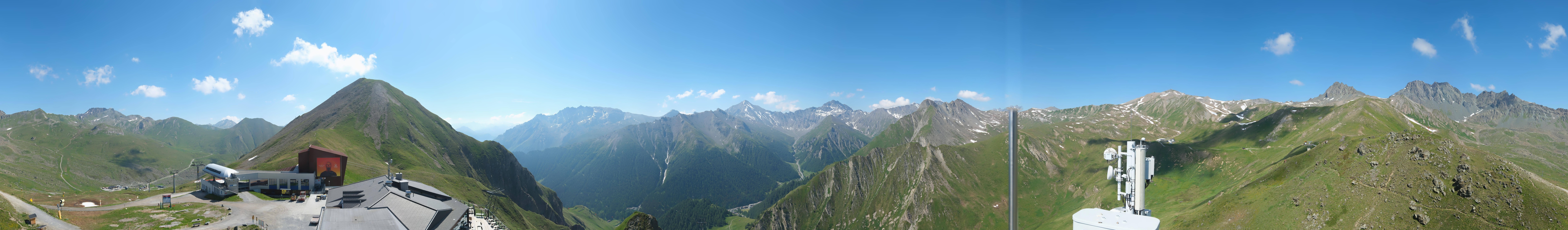Archiv Foto Webcam Alp Trida Sattel in Samnaun
