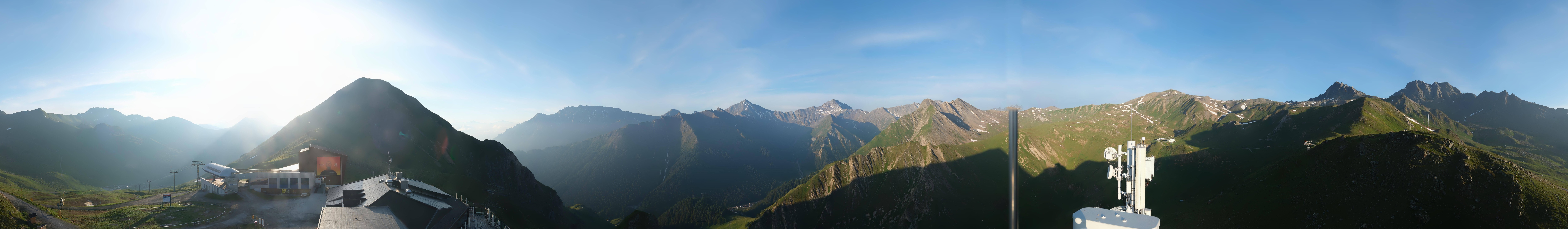 Archiv Foto Webcam Alp Trida Sattel in Samnaun