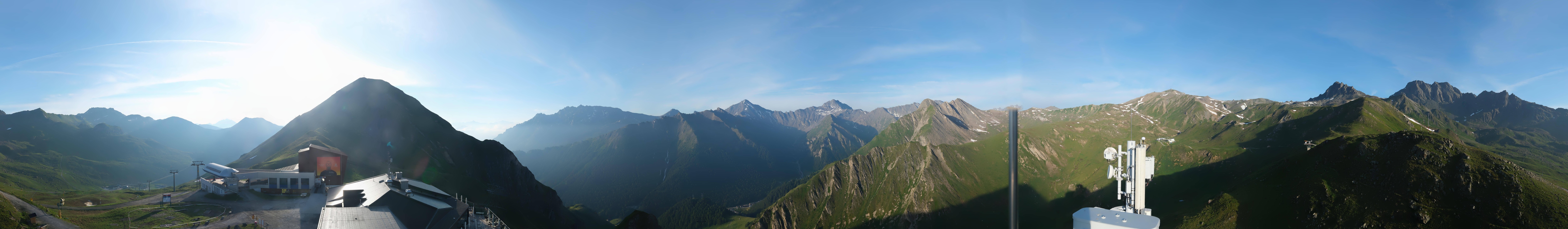 Archiv Foto Webcam Alp Trida Sattel in Samnaun
