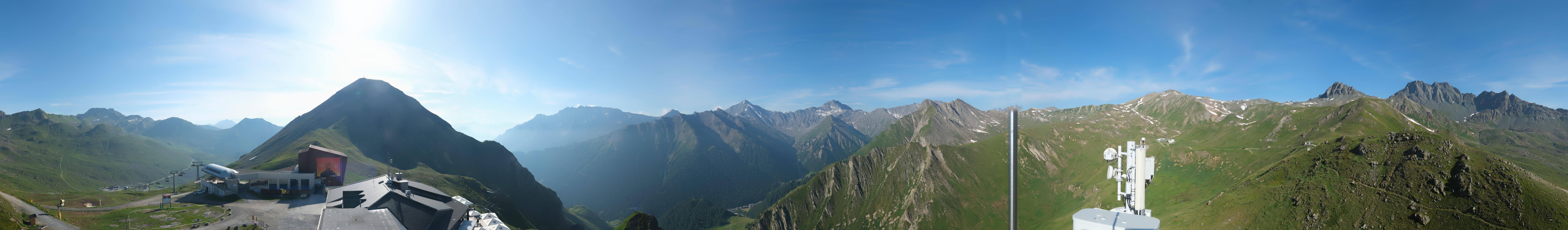 Archiv Foto Webcam Alp Trida Sattel in Samnaun