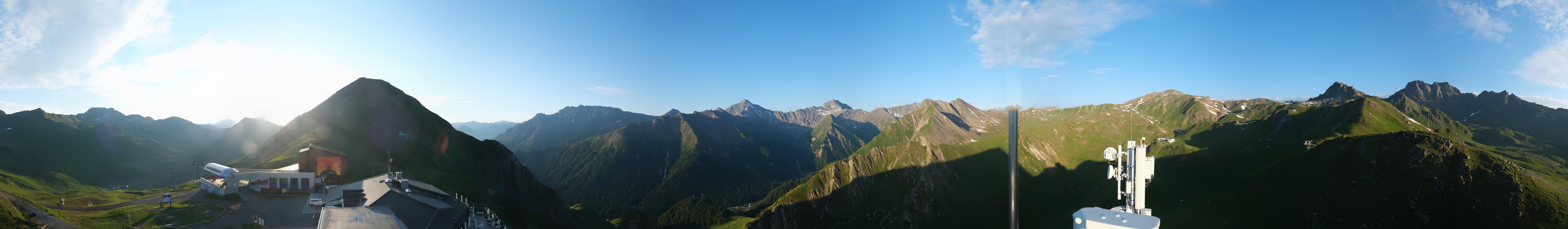 Archiv Foto Webcam Alp Trida Sattel in Samnaun