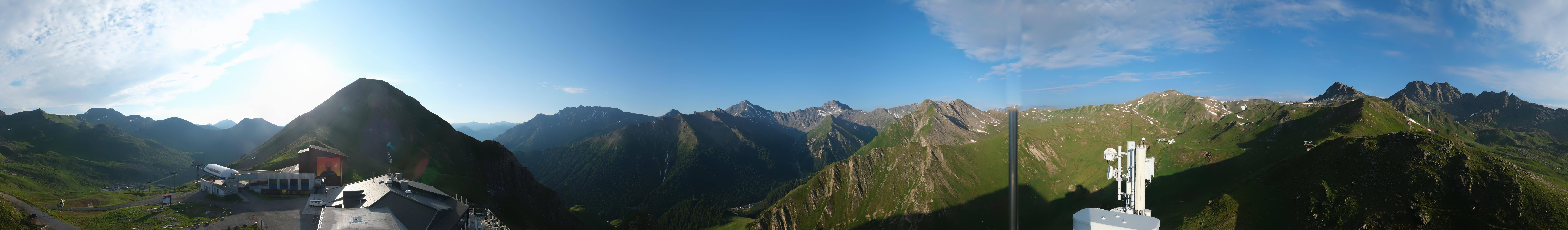 Archiv Foto Webcam Alp Trida Sattel in Samnaun