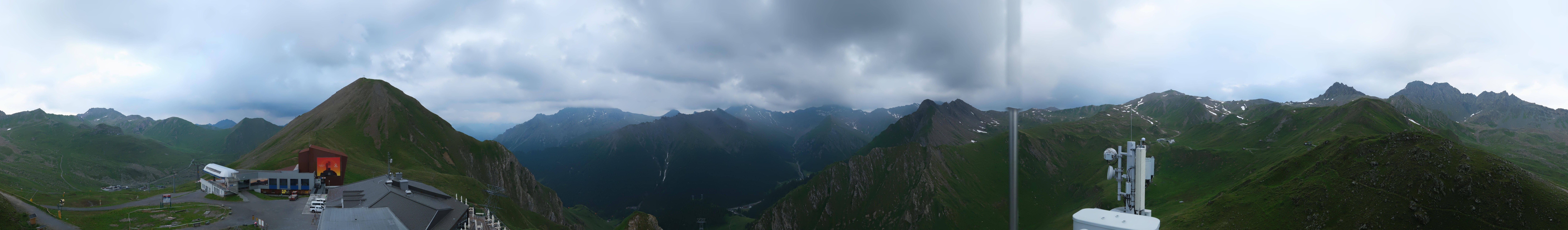Archiv Foto Webcam Alp Trida Sattel in Samnaun