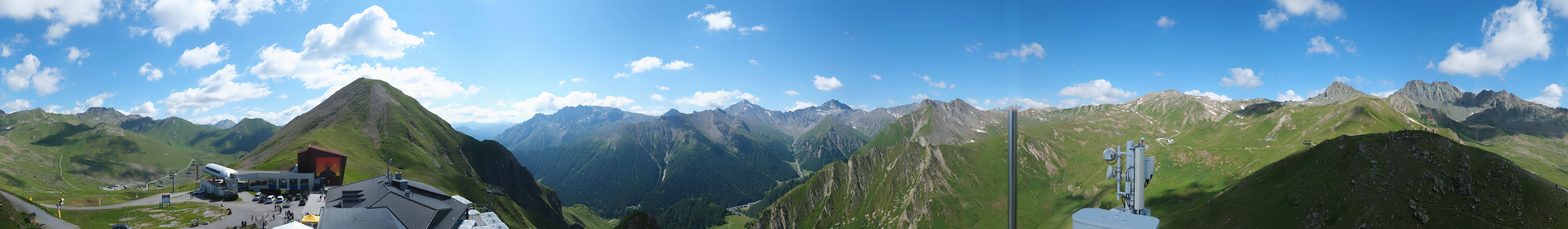 Archiv Foto Webcam Alp Trida Sattel in Samnaun
