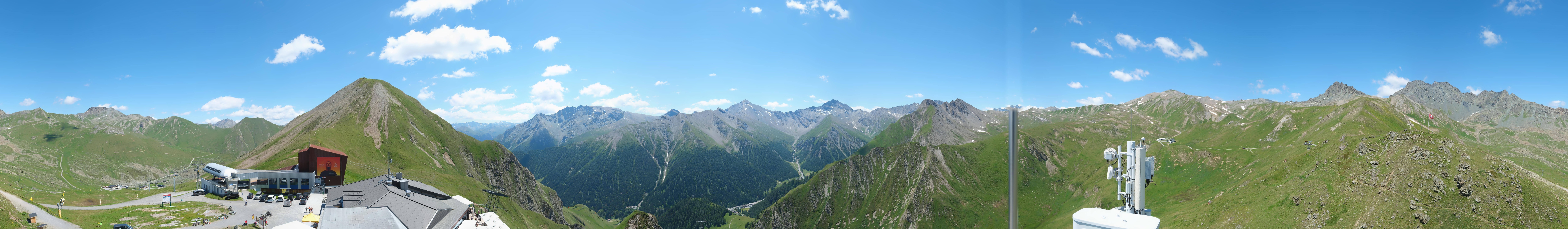 Archiv Foto Webcam Alp Trida Sattel in Samnaun