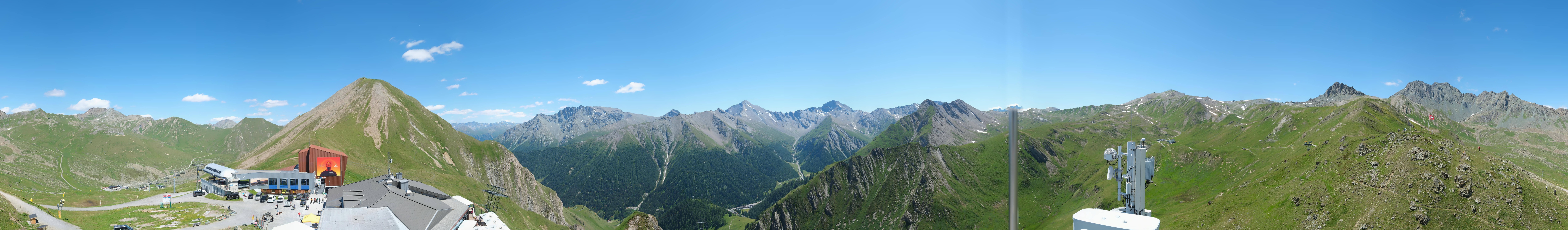 Archiv Foto Webcam Alp Trida Sattel in Samnaun