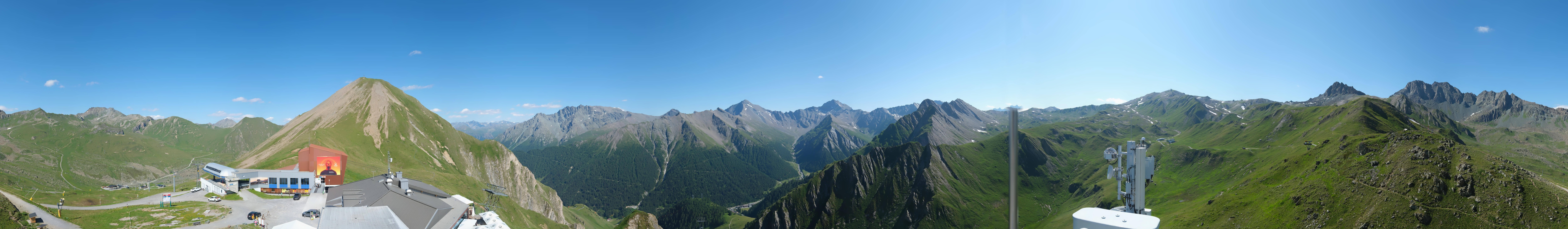 Archiv Foto Webcam Alp Trida Sattel in Samnaun