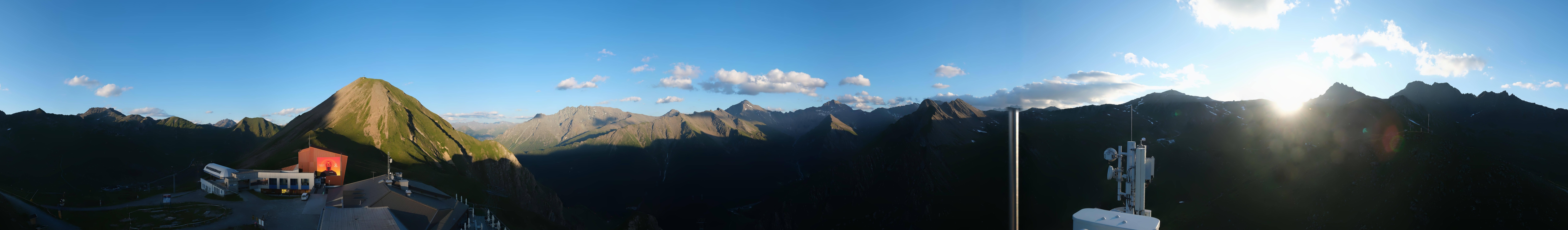 Archiv Foto Webcam Alp Trida Sattel in Samnaun