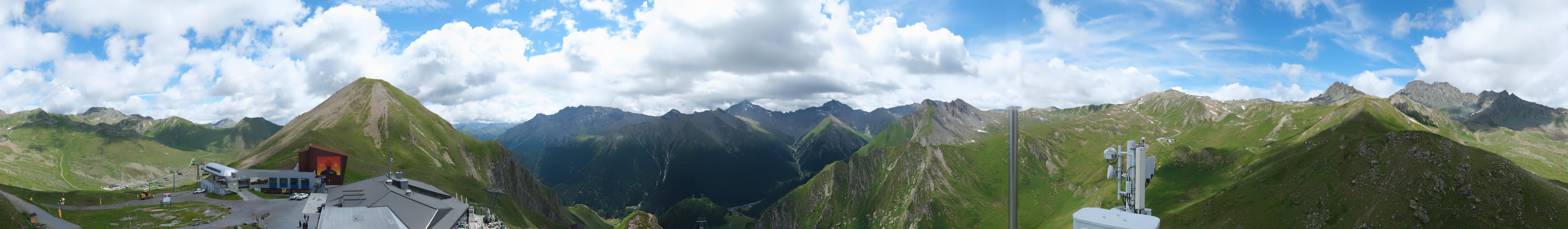 Archived image Webcam Alp Trida Sattel Lift in Samnaun