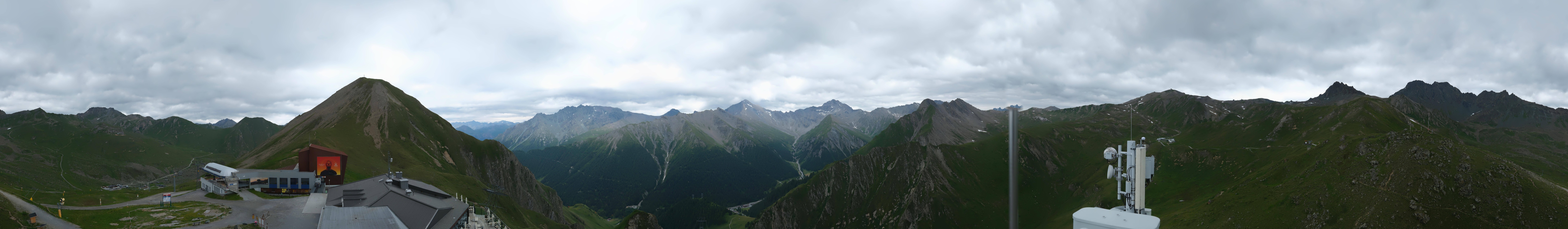 Archiv Foto Webcam Alp Trida Sattel in Samnaun