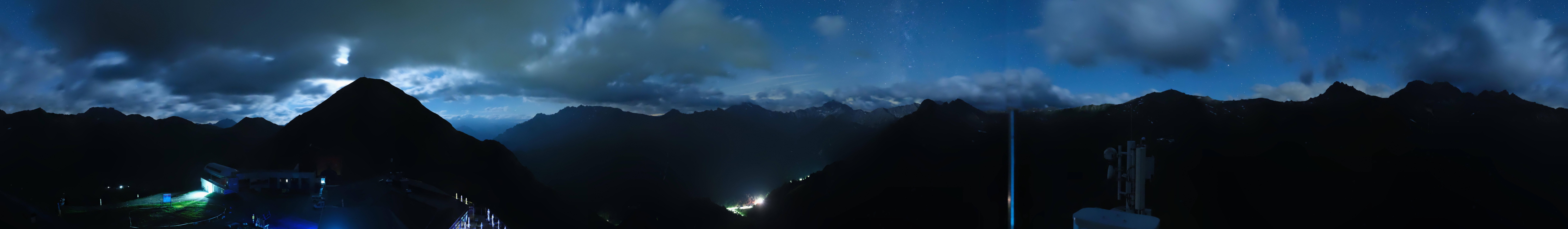 Archiv Foto Webcam Alp Trida Sattel in Samnaun